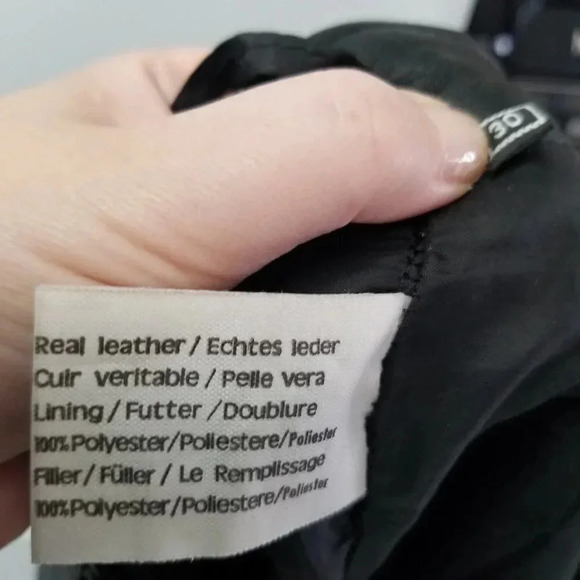 LEATHER Pants High Rise Tall Fit 30 - Picture 7 of 13